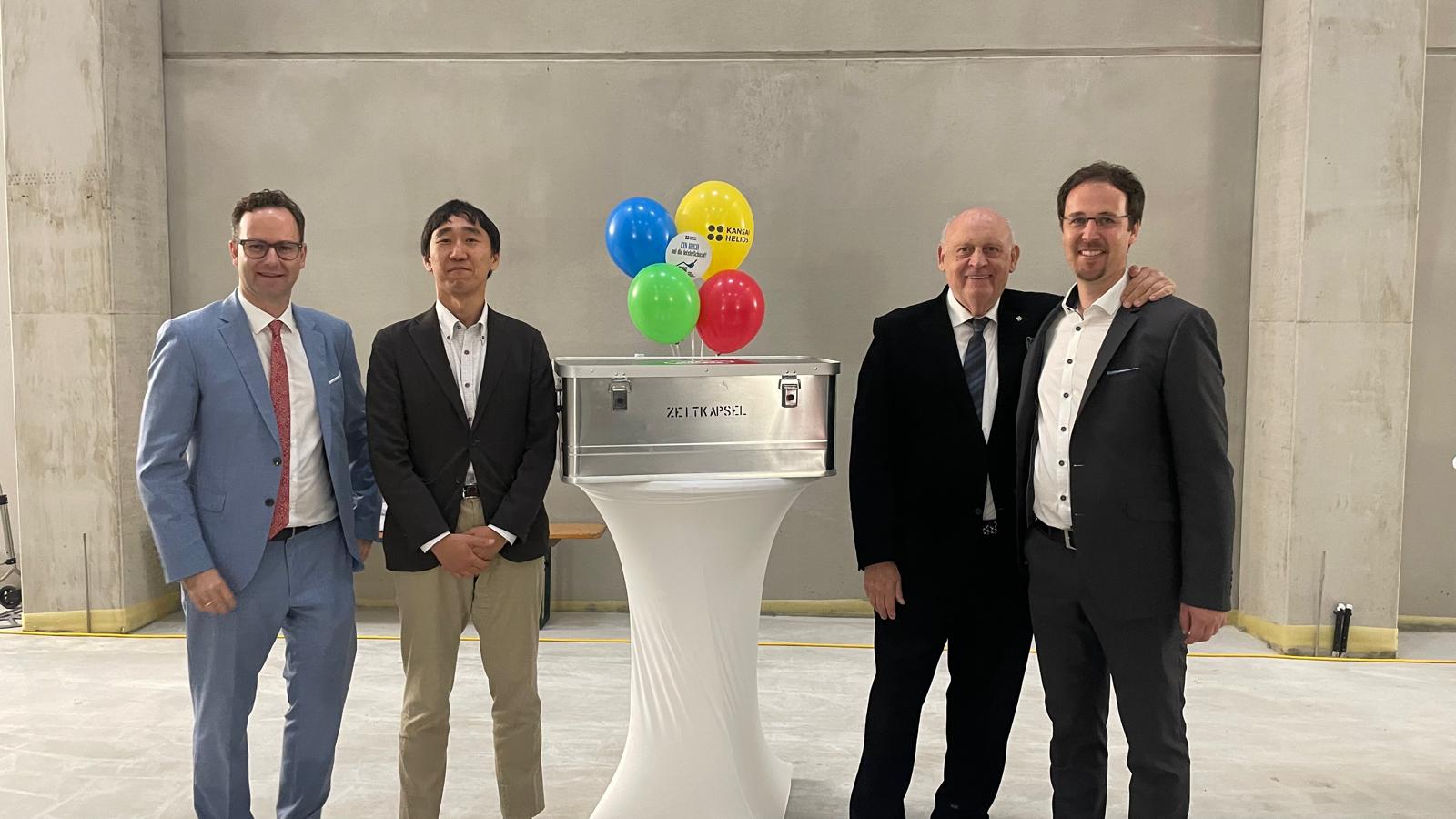 Topping-out ceremony at KANSAI HELIOS Austria